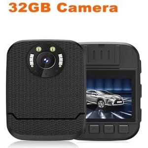 Lichaamscamera S9 WiFi waterdichte mini-camcorders Draagbare politieapparatuur Draadloze verborgen videomonitor Digitale door het lichaam gedragen camera (Size : Bundle1, Color : 32GB)