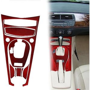 Accessoires 9 STKS Rode Koolstofvezel Automatische Versnellingspook Interieur Trim Set Voor B&M&W Z4 2003-2008 Auto-interieur Accessoires