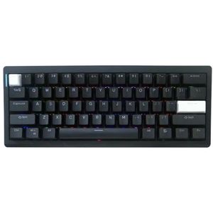 QPSJXN 60% warm draadloos mechanisch toetsenbord met bluetooth-afdichtingsstructuur 2,4 g RGB-achtergrondverlichting (zwart)