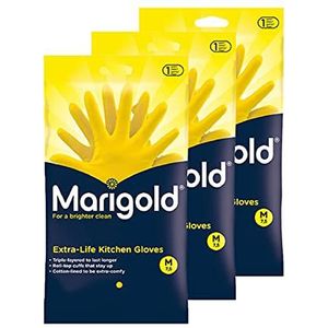 MARIGOLD Extra Life keukenhandschoen, M (Pack van 3)