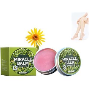 Miracle Balm, verzachtende crème met natuurlijke ingrediënten voor benen, armen en rug, langdurig comfort, huidvriendelijke hydraterende lichaamsmassagebalsem voor mannen en vrouwen (1PCS)