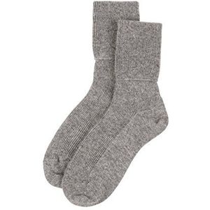 Jasmine Silk Dames pure kasjmier bedsokken (lichtgrijs), Lichtgrijs, 35-40