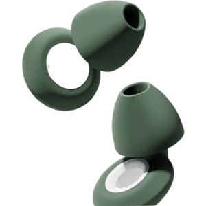Quiet oordopjes voor ruisonderdrukking, superzachte en herbruikbare gehoorbescherming, oordopjes voor slaap, concerten en sensi (nachtgroen)