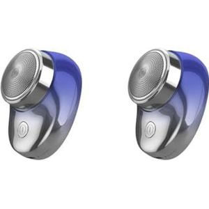 2 Set Elektrische Scheerapparaat IPX7 Waterdichte Scheren Scheermes Voor Thuis Auto Gebruik Reizen Scheert
