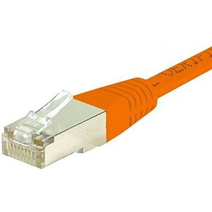 connect 0,50 m Koper RJ45 Cat. 6 S/FTP patchkabel - oranje