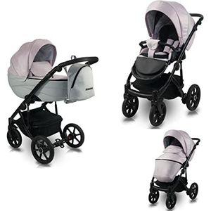 Kinderwagen 3-in-1 babyzitje en Isofix selectie Ideaal by SaintBaby Powder ID06 2-in-1 zonder babyzitje
