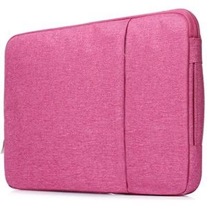 Hoes, 16 inch laptophoes, handvat laptop draagtas, Compatible with MacBook Pro 16 inch 2021 2022 A2485 M1 Pro/M1 Max computertas (Color : Rose Red)