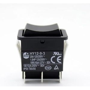 1 pieza KEDU HY12 Interruptor basculante ON Off Interruptores de bot