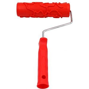 Verfroller - 7 Inch - Diverse Reliëf Patroon - Met Plastic Handvat