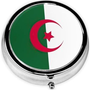 Ronde pillendoos draagbare medicijndoos voor reizen pillendoos, past zakken portefeuilles