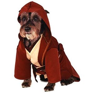 Officiële Rubie's Disney Star Wars Jedi Robe Pet Kostuum, Hond Fancy Jurk, Maat Large