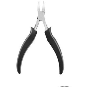 Manicure Set RVS Nail Clipper Set Pedicure Set Vingernagels Teennagels Clippers Sharp Nail Cutter Pedicure Nail Scissor Pedicure Kit (kleur: zwart, maat: 1 stuks)