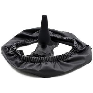 Gerrit BDSM Unisex masturbatie slipje met interne dildo Anale plug Kuisheidsbroek met anale dildo Kuisheidsondergoed, SM-seksspeeltje for flirtspel