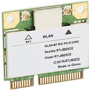 RTL8822CE WiFi-kaart, Mini PCIe WiFi-kaart 5.1, Gigabit Dual Band Draadloze Netwerkkaart 2.4G 5G
