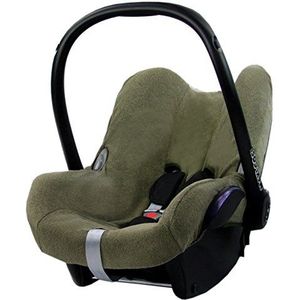 BambiniWelt by Rafael K. Zomerhoes hoes van badstof compatibel met Maxi Cosi CabrioFix (olijf)