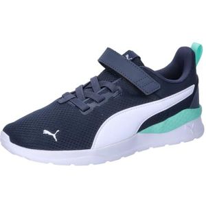 PUMA Anzarun Lite AC+ PS Sneakers voor kinderen, uniseks, meerkleurig (Club Navy PUMA Wit Mint), 28 EU