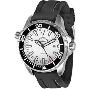 Zeno Watch Basel Herenhorloge analoog automatisch met siliconen armband 6603-a2