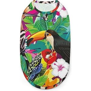 Toucan Tropische vogels schattige huisdierkleding, zachte puppy huisdier vest warme hond trui jas jas voor kleine middelgrote honden XL