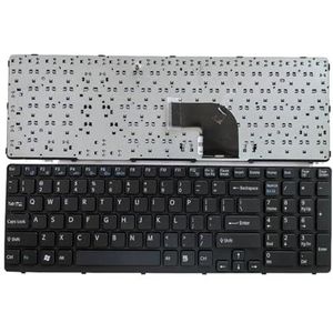 Spaans toetsenbord voor Sony voor VAIO voor SVE15 SVE151 SVE1512 notebook(US NoBacklit Black)
