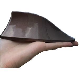 Audio- & videoantennes voor auto Auto Haaienvin Antenne Radio FM Signaal Antennes Vervangende Auto Styling Dakantenne Decoratie Auto-antenne(Brown)