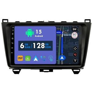 RoverOne Autoradio GPS voor Mazda 6 2009-2015 Carplay Android Auto Stereo Hoofdeenheid Bluetooth WiFi Radio Speler Sat Navigatie