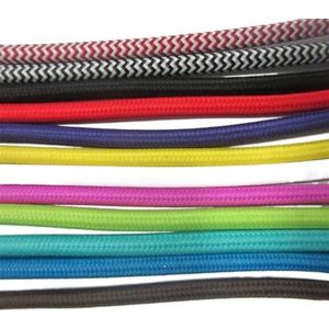 Gevlochten elektrische draad 2 x 0,75 Multicolor elektrische kabel 2-20 meter(Pink,10Meter)