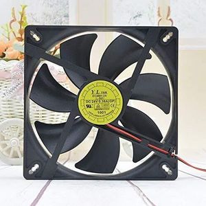 LMNCBVYA D14BH-24 - High-Performance Power Supply Fan for PC & Electronics 140mm 24V 0.36A Silent Fan