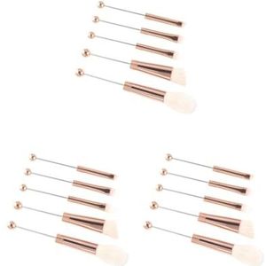 3 set 5 Stuks Oogmake-up Borstel Set DIY Foundation Professionele Voor Zusters Bestie Gift