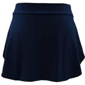 UBOHUZ 2 Stuks Volwassen Side Split Ballet Rokken voor Vrouwen Meisjes Korte Ballerina Dance Wear Jurk voor Vrouwen, Donkerblauw, Height 175-180cm