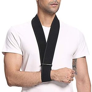 Supregear - Arm Sling - Zwart - Lichtgewicht Verstelbare Neksteun Kraag