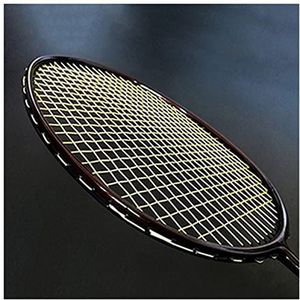 Badmintonset Koolstofvezel geweven 4U G5 Professionele ultralight badmintonrackets geregende strings tas racket 3 0 pond Racket speed raket sport Badmintonracket (Size : Blue)