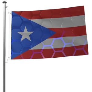 Strand Vlaggen Vlag Van Puerto Rico 90X150cm Boerderij Vlag Met Oogjes Binnenplaats Vlag Grappige Decoratie Vlaggen Decoratie Voor Indoor Outdoor Festival