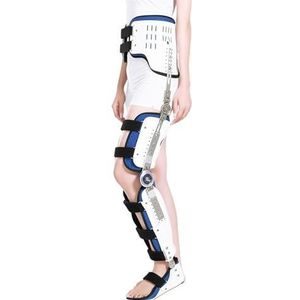SAYEYBU Hip Knee Ankle Foot Orthosis, Knee Support Brace, Hip Knee Ankle Foot Orthosis Braces with Walking Boots for Hip Fracture Rehabilitation Equipment,Left,small