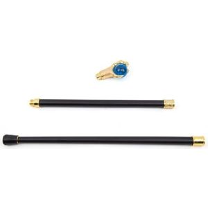 FHUILIJH Vintage Dragon klauw wandelstok riet, elegante legering handvat riet, riet cadeau voor ouderen,Blauw,92cm