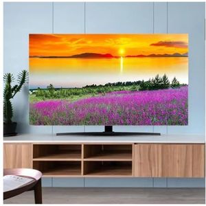 WLTYSM Tv-afdekkingen voor buiten, tv-afdekking, stofbeschermingsdoek, 80 x 50 cm hoog, kwaliteit, huishouden, gebogen tv, universeel, voor buiten, beschermende behuizing voor tv