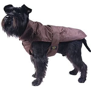 Fashion Dog Hondenjas met imitatiebont voering - Bruin - 90 cm