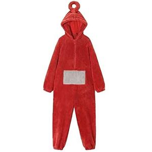 Volwassen Teletubbies Pyjama Winter Kostuums Onesies Cosplay Pyjama's Kerst Nachtkleding Jumpsuit Halloween Dier Jumpsuit