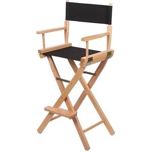 GODARM Draagbare opvouwbare directeursstoel, hoge stoel voor make-upartiesten - gemakkelijk te hanteren met verschillende behoeften, handig en comfortabel tegelijkertijd! (B)