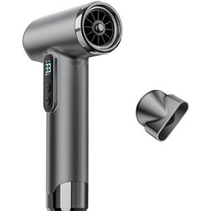 Draagbare Föhn - Grijs - Professionele Föhn - 15600 mAh - 3 Instelbare Windsnelheden