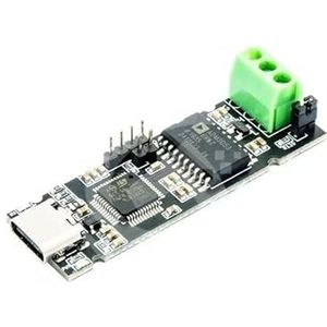 CHGUI USB naar CAN-module, CANable PCAN debugger CAN-bus debugging-tool voor Linux Win10 11 Type-C USB-foutopsporingssoftwarecommunicatie (MKS CANable Pro uitgerust met isolatiechip)