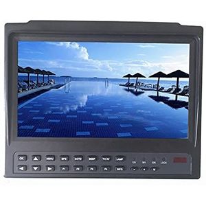 Satellietzoekers 7 inch Draagbare Breedbeeld Satelliet Finder Ondersteuning DVB-S/S2 MPEG-4 Satelliet Finder for HD Signaal Ondersteuning AHD TVI CVI Camera LCD-scherm met meter met satellietdetectie