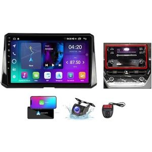 Android 13 Autoradio 10 Duim Touch Display Voor Toyota Corolla 12 2018-2023 Met Draadloze Carplay Android Auto/4G WiFi/FM RDS DAB+/Buletooth 5.0/Bediening op het stuur + Camera DVR(A,NF-2)