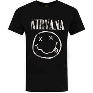 Nirvana T-Shirts Heren Logo Heren Dames Unisex Band Top