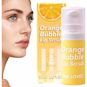 Hongjingda Lip Brightening Scrub - Bubble Lip Scrubs & Moisturizer | Hydraterende lippenbalsem Nachtslaap Lip Scrub hydrateert en herstelt effectief Droge Lippen Lipverzorging