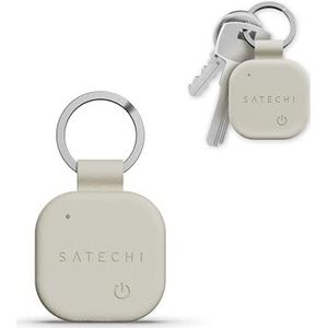 SATECHI - FindAll Key Finder - GPS-Sleutelhangerzoeker - Beige - Draadloos Opladen