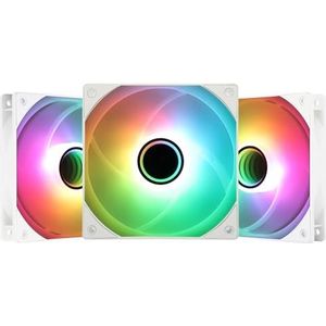 Thermalright TL-C12W-S V3 ARGB CPU-ventilator, met 1500 tpm snelheid, computerbehuizingsventilator, stille 4-polige PWM-pc-ventilator, met ARGB-spiegellichteffect (3 ventilatoren)