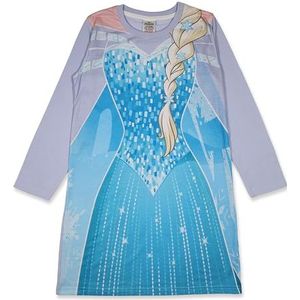 Elsa of Anna Frozen Frozen met lange of korte mouwen, nachthemd, Elsa lange mouwen, 2-3 Jaren