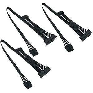 Koanhinn 3 x 5-pins 3 SATA harde schijf harde schijf HDD stroomkabel alleen voor V550 V650 V750 V850 V1000 V1000 modulaire voeding