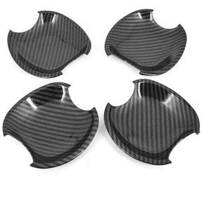 Exterieur accessoires Chromen Koolstofvezel Autodeurgreep Afdekking Kom Trim Voor Probox 2002 2003 2004 2005-2016 Styling Accessoires(Style 3)