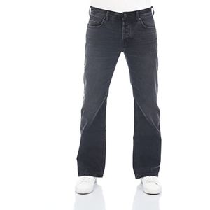 LTB Timor bootcut jeansbroek, basic katoen, denim, stretch, diepe band, blauw, zwart, W28, W29, W30, W31, W32, W33, W34, W36, W38 W40, Black Wash (200), 30W x 32L